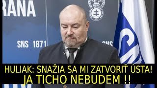 Rudolf Huliak Snažia sa mi zatvoriť ústa  Ja ticho nebudem [upl. by Yrrem]