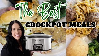 3 EASY AND DELICIOUS CROCKPOT RECIPES  QUICK SLOW COOKER MEALS  DUMP AND GO WEEKNIGHT MEALS [upl. by Curtis777]