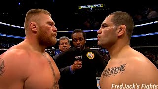 Cain Velasquez vs Brock Lesnar Highlights Technique vs Power ufc [upl. by Suravat]