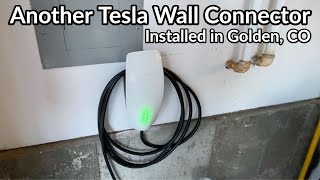 Another Tesla Wall Connector Installed in Golden CO [upl. by Mulloy]