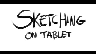 Sketching on a Tablet Tutorial by Doxy [upl. by Suk]