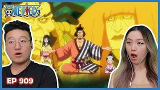 THE TRUTH ABOUT KOZUKI 🤯  One Piece Episode 909 Couples Reaction amp Discussion [upl. by Furey]