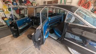 1959 Cadillac Sedan Video 33  Painting interior trim [upl. by Gerianna]