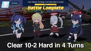 Blue Archive Mission 102 Hard  Simple 4 Turn Guide [upl. by Schonfeld766]