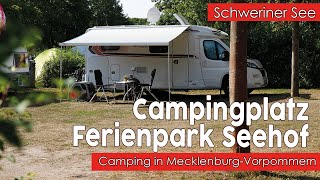 Campingplatz bei Schwerin🏰 Ferienpark Seehof 🏖Camping Schweriner See amp Schloss [upl. by Lirrad27]