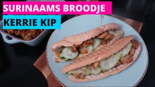 SURINAAMS BROODJE KERRIE KIP  SNEL EN MAKKELIJK AIDASMORE [upl. by Bloxberg679]