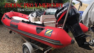 ZODIAC X MERCURY  Zodiac Pro 470 50HP 01 Mercury 2 Stroke Performance Review [upl. by Erusaert]