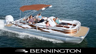 2022 Bennington R Bowrider Line of Pontoon Boats [upl. by Lebama]