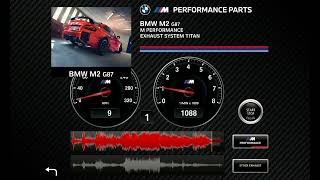 BMW M2 G87 sound and exhaust check [upl. by Nimzzaj107]