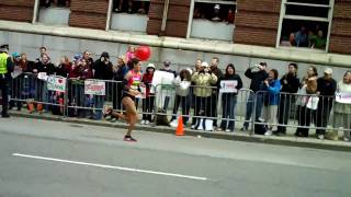 Kara Goucher Boston Marathon 2009 [upl. by Gerbold]