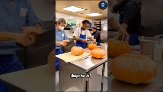 Ninja technique of cutting pumpkin 🤯  New Viral Gadjet  hand crafts shortvideo shorts [upl. by Congdon]