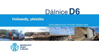 D6 Hořesedly přeložka dokumentace stavby 102024 [upl. by Reteip512]