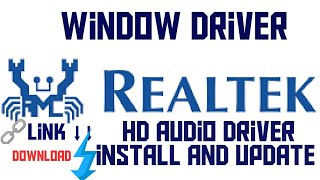 how to install and update realtek hd audio manager on window 10realtek hd audio driver windows 10 [upl. by Halland636]