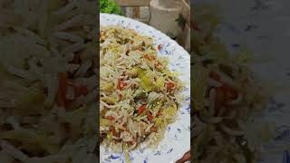 Delicious Chinese Biryani RecipeChicken and Vegetable Fried Rice recipe by Kitchen Varieties [upl. by Eirrot]