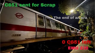 The end of an era C651 is being sent for scrap EMU 238 [upl. by Itraa15]