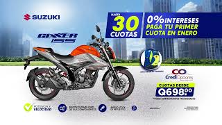 Paga tu primer cuota 𝗛𝗔𝗦𝗧𝗔 𝗘𝗡 𝗘𝗡𝗘𝗥𝗢 con Suzuki Gixxer DF155 [upl. by Nauqram983]