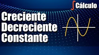 Funciones Crecientes Decrecientes y Constantes [upl. by Aymahs]