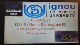 ECO 9 Money Banking and Financial Institution [upl. by Eduino260]