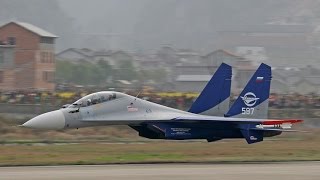 Extreme low pass by Anatoly Kvochur – in a Sukhoi Su 30 [upl. by Aettam]