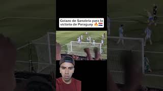 GOLAZO DE SANABRIA 🔥🇵🇾paraguay EliminatoriasSudamericanas sanabria [upl. by Bej]