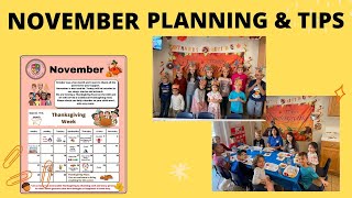 November Planning 2021 for your Daycare [upl. by Ahsieka789]