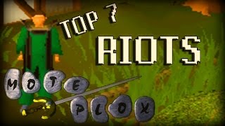 Top 7 RuneScape Riots 20072012 [upl. by Rengia]