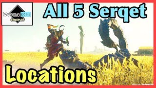 Assassin’s Creed Origins  Sting In The Tale Trophy  Achievement 5 Serqet Locations [upl. by Daffi]