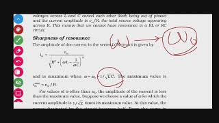 Sharpness of resonance class 12 physics in hindi and in English [upl. by Adnilak208]