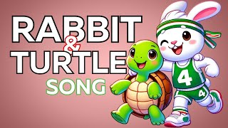 The Rabbit and Turtle Race 🐰🐢  Fun Kids Song [upl. by Ennayram]