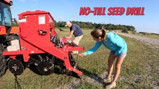 Using the drill planter for the first time and the results [upl. by Dott]