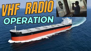 VHF Radio operation Sending distress alert on VHF Gmdss [upl. by Ailev]