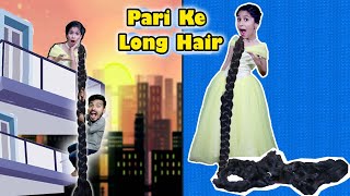 Pari Have Worlds Longest Hairs Challenge  OMG  Paris Lifestyle [upl. by Kcirddehs]