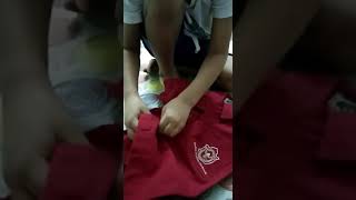 Activity to improve fine motor skills buttoning and unbuttoning [upl. by Ytsirhc150]