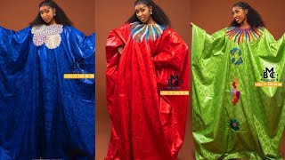 Robes Boubou pour les femmes ⭐ jolies broderies africaines styles ⭐ Modèles robes pagne [upl. by Weinstock]