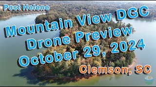 Mountain View Park Disc Golf Course  Drone Preview from 10292024 [upl. by Glenn]