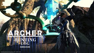 FFXIV Archer Hunting Log 43 Lammergeyer Location [upl. by Lahcar]