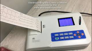 Electrocardiografo Contec [upl. by Anial]