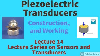 PIEZOELECTRIC TRANSDUCERSWORKINGCONSTRUCTIONADVANTAGES amp DISADVANTAGESAPPLICATIONSSampT Lecture [upl. by Nerahs]