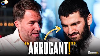 Eddie Hearn slams “ARROGANT” Artur Beterbiev before explaining Dmitry Bivol Win prediction 😳 [upl. by Floridia]