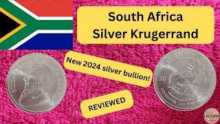 South Africa Silver Krugerrand 2024 bullion coins reviewed krugerrand [upl. by Sabian]