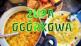 Błyskawiczna zupa ogórkowa 🥒🥒  PRZEPIS NA ZUPĘ [upl. by Strohl]