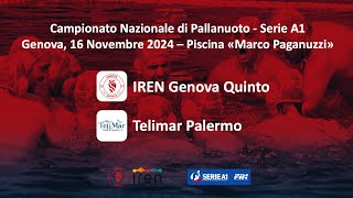 IREN Genova Quinto  Telimar Palermo [upl. by Dagnah]