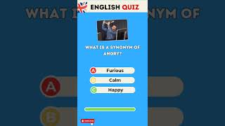 Synonym of angry english vocabulary quiz [upl. by Malarkey717]