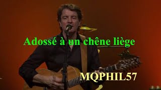 Francis CABREL le chêne liège Live LYRICS [upl. by Thanos]