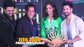 IIFA 2022  Press Conference  COMPLETE VIDEO  Salman Khan Varun Dhawan Ananya Panday [upl. by Valenza]