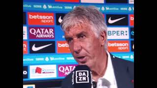 INTERVISTA GASPERINI POST PARTITA INTER ATALANTA 40 [upl. by Llerral]