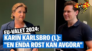 EUvalet Karin Karlsbro Liberalerna om de viktigaste frågorna [upl. by Aierb113]