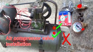 Air compressor valve installation [upl. by Idissak407]