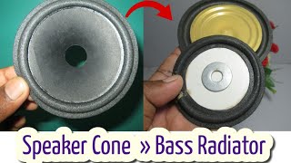 How to make passive radiator ll Bass Radiator ll [upl. by Ocer]