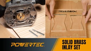 How to Make Perfect Butterfly Joints Solid Brass Router Inlay Kit  Woodworking Tools amp Accessories [upl. by Nallaf]